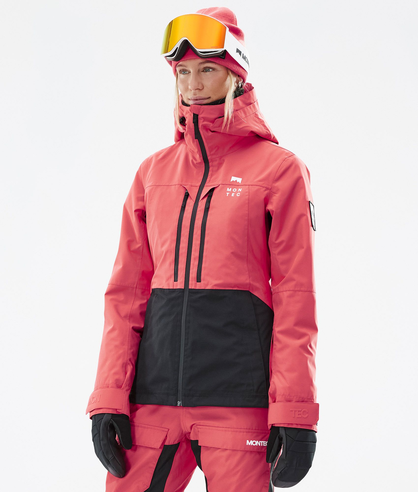 Montec Moss W Women's Snowboard Jacket Coral/Black