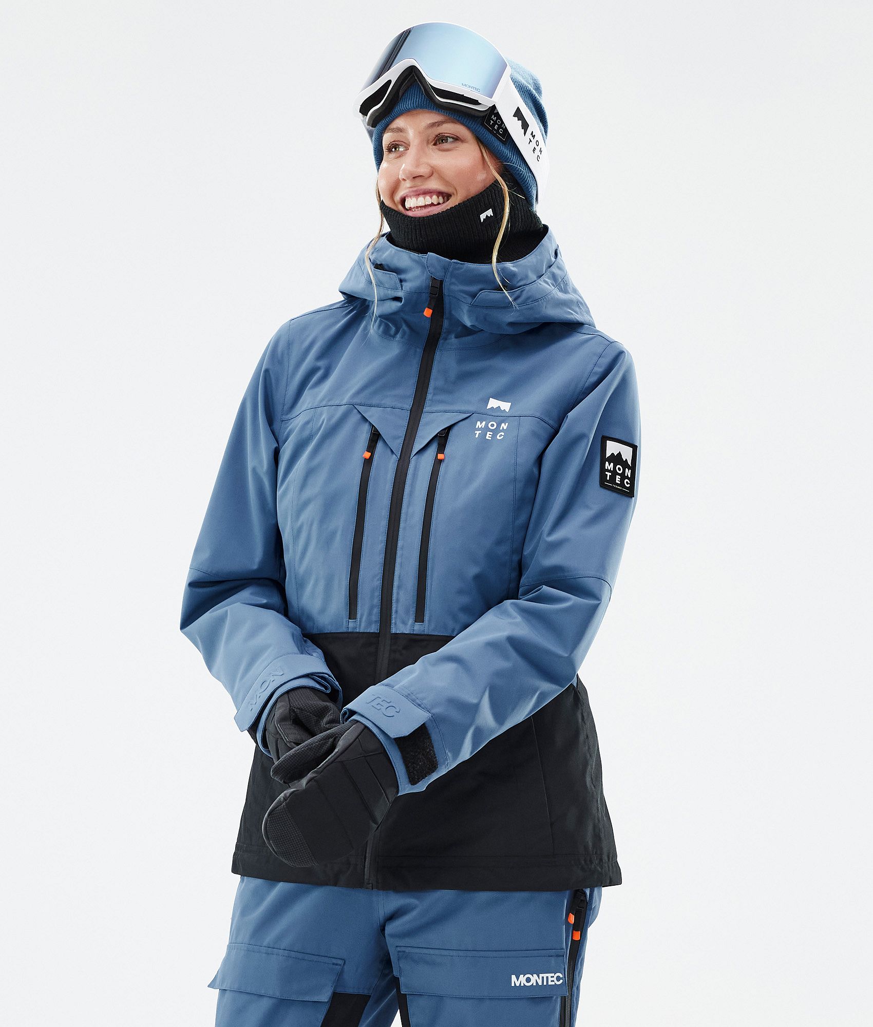 Montec Moss W Ski Jacket Women Blue Steel Black Shell