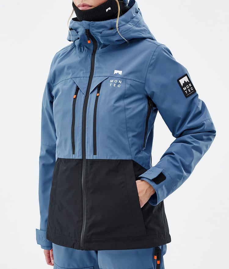 Moss W Ski Jacket Women Blue Steel/Black, Image 8 of 10