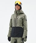 Moss W Ski jas Dames Greenish/Black, Afbeelding 1 van 10