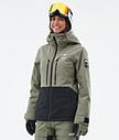 Moss W Snowboardjacke Damen Greenish/Black