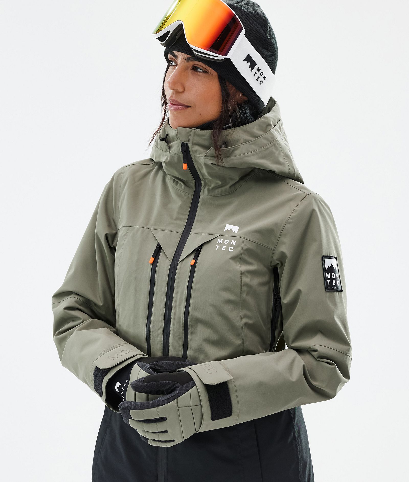 Moss W Ski jas Dames Greenish/Black, Afbeelding 2 van 10