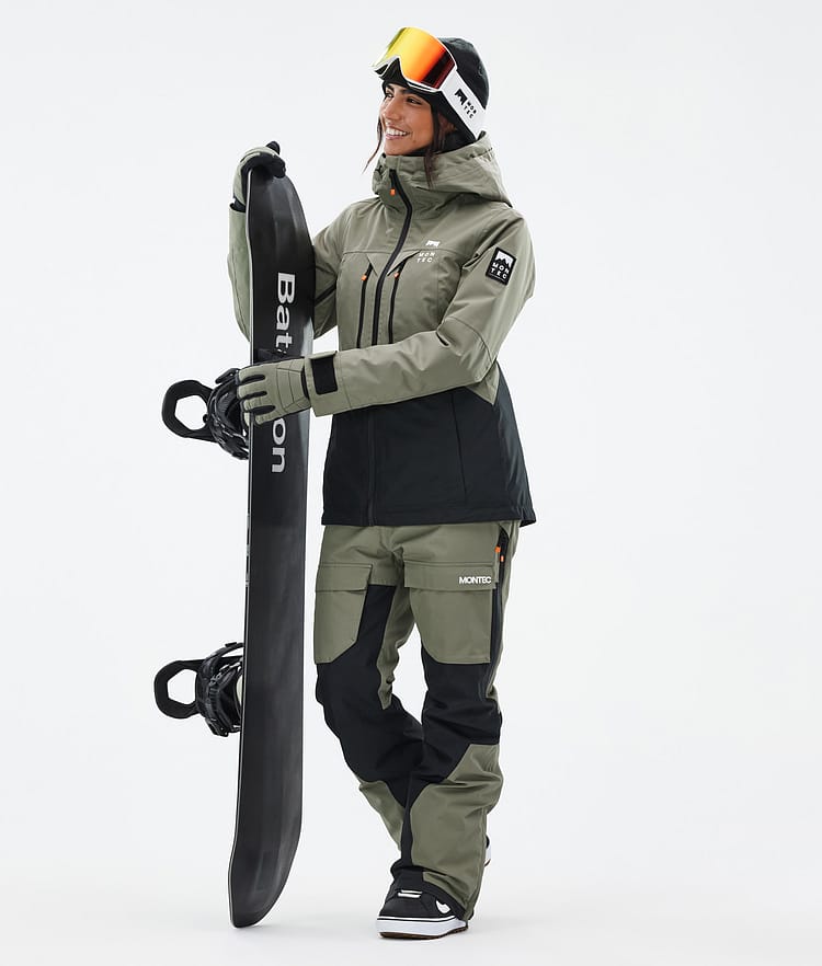 Moss W Veste Snowboard Femme Greenish/Black, Image 3 sur 10