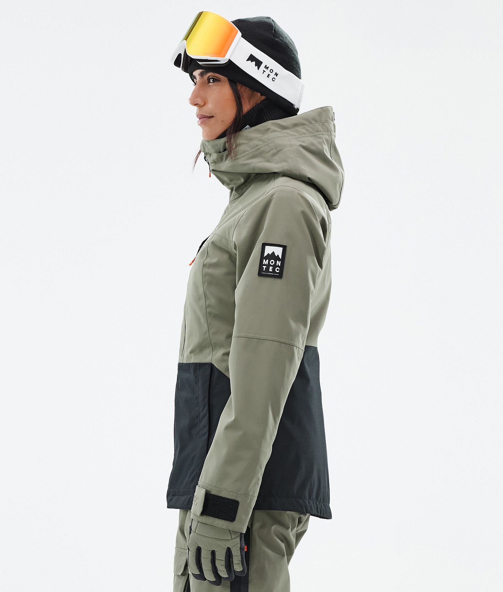 Moss W Snowboard Jacket Women Greenish/Black, Image 5 of 9