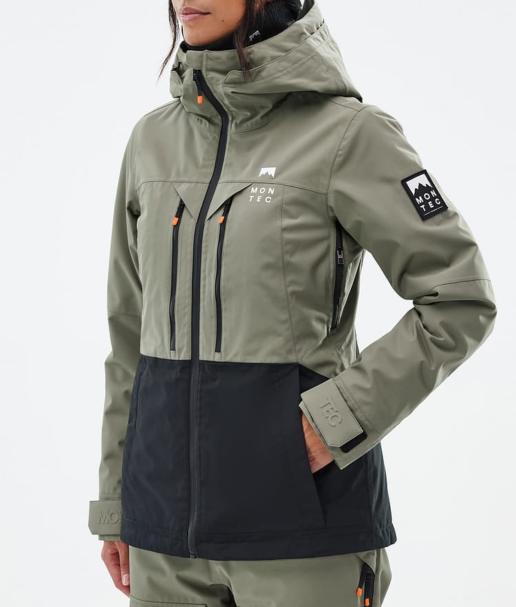 Moss W Ski jas Dames Greenish/Black, Afbeelding 8 van 10