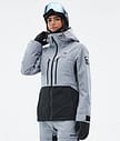 Moss W Skijacke Damen Soft Blue/Black