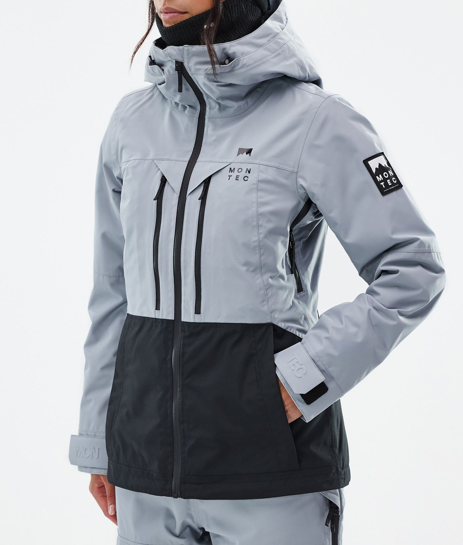 Moss W Snowboardjacke Damen Soft Blue/Black, Bild 8 von 10