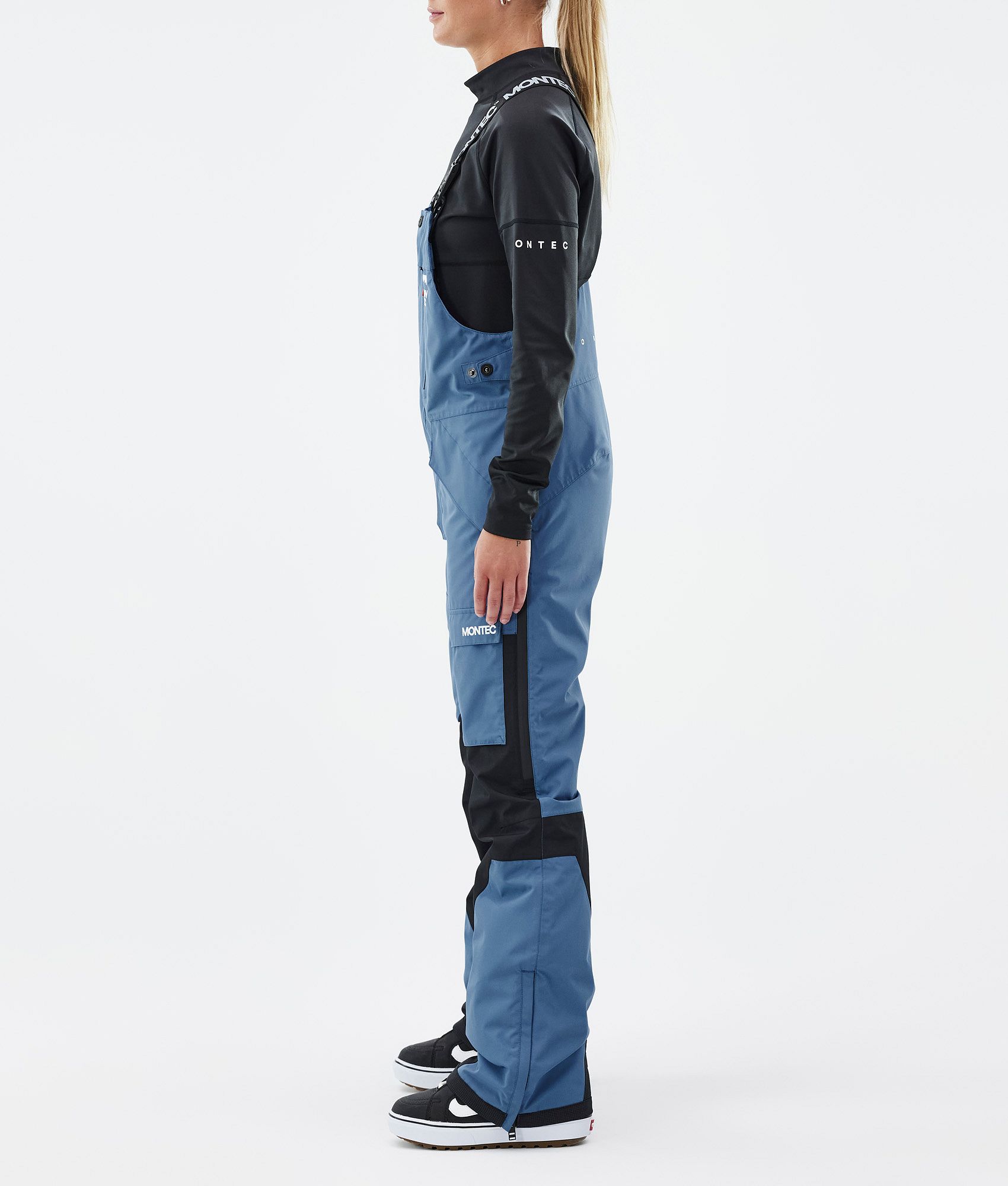 Montec Fawk W Pantalon de Snowboard Femme Blue Steel Black