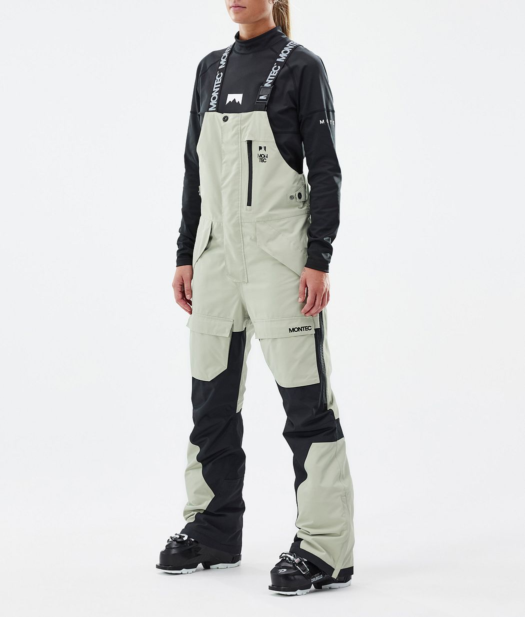 Montec Fawk W Ski Pants Women Soft Green/Black | Montecwear.com