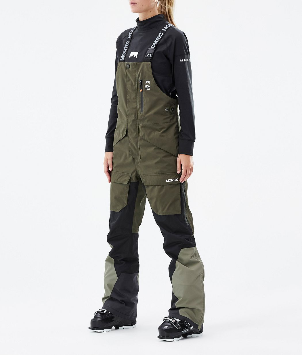 Montec Fawk W Ski Pants Women Olive Green/Black/Greenish Montecwear UK