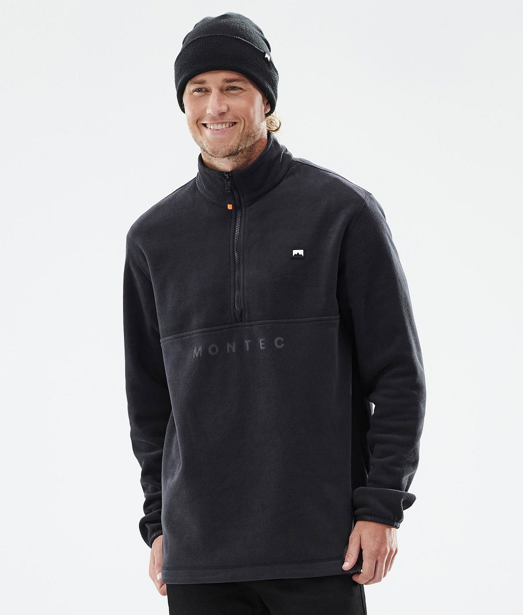 Montec Echo Fleece Sweater Men Black | Montecwear UK