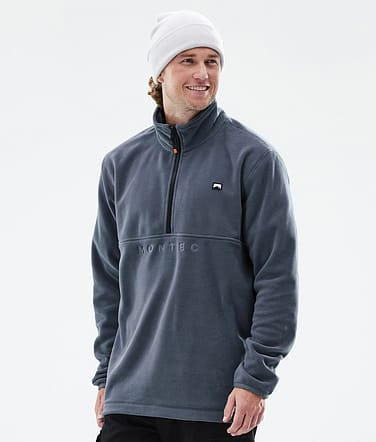 Echo Fleece Sweater Men Metal Blue