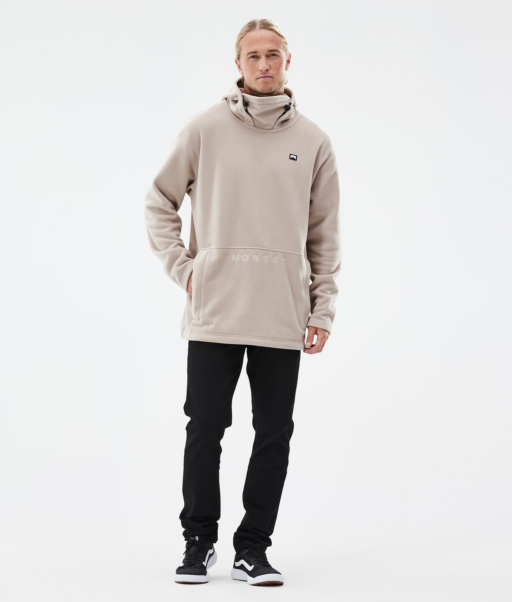 Montec Delta Fleece Hoodie Men Sand Montecwear