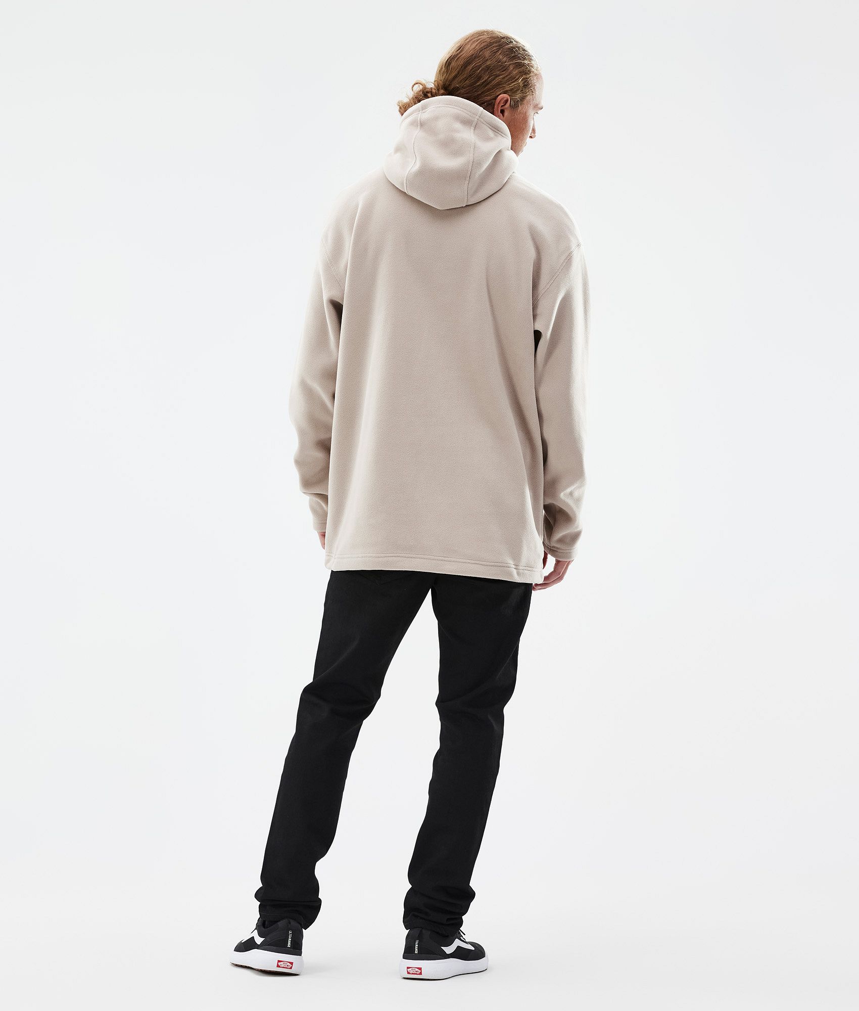 White fleece hot sale hoodie mens