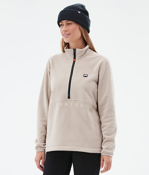 Echo W Fleecepullover Damen Sand