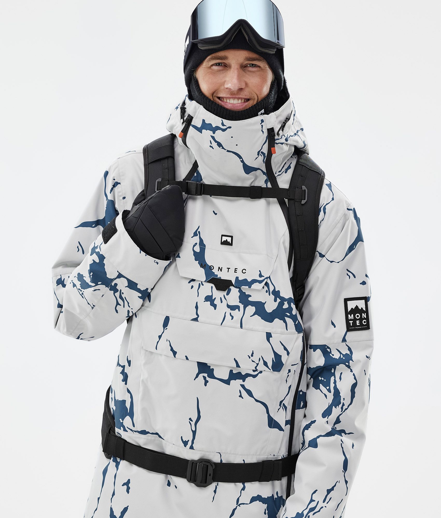 Pullover snowboard clearance jacket mens