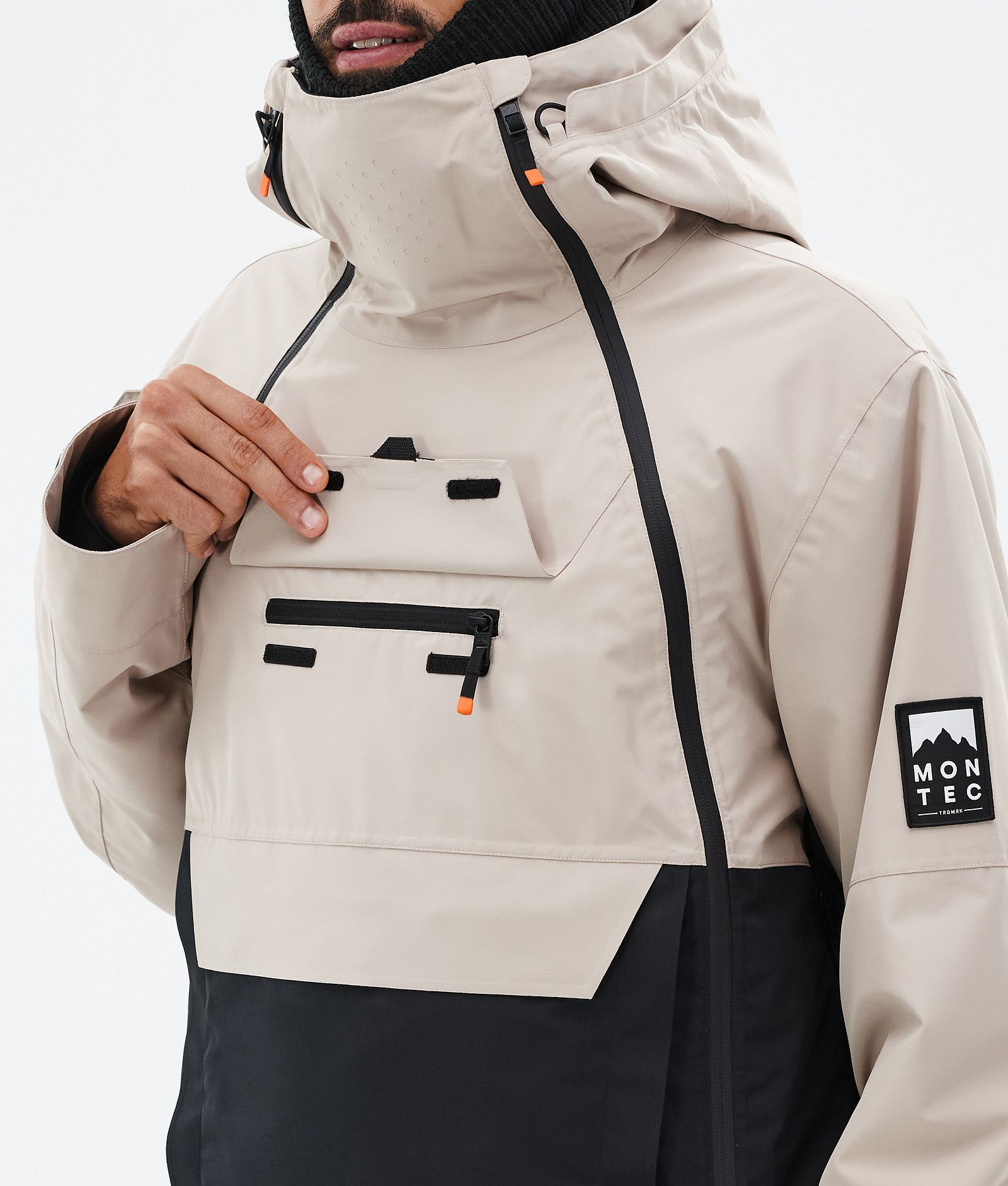 Doom Veste de Ski Homme Sand/Black, Image 10 sur 11