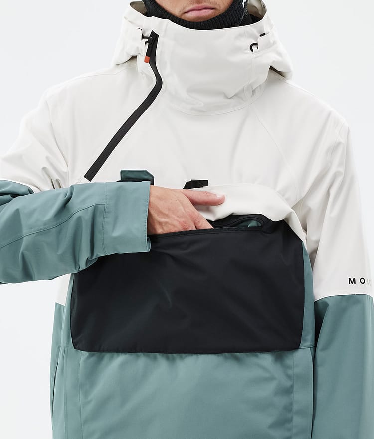 Dune スキージャケット メンズ Old White/Black/Atlantic, 画像9 / 9
