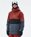 Dune Ski jas Heren Rust/Black/Metal Blue