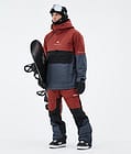 Dune Snowboard Jacket Men Rust/Black/Metal Blue, Image 3 of 9