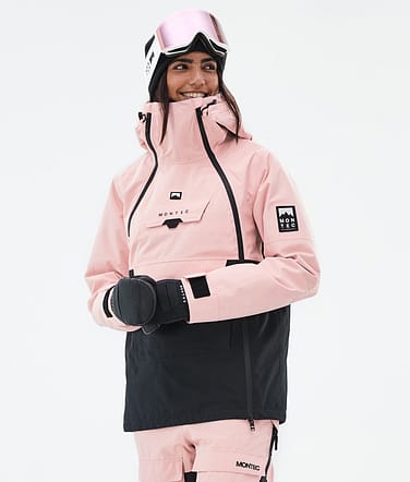 Doom W Giacca Snowboard Donna Soft Pink/Black