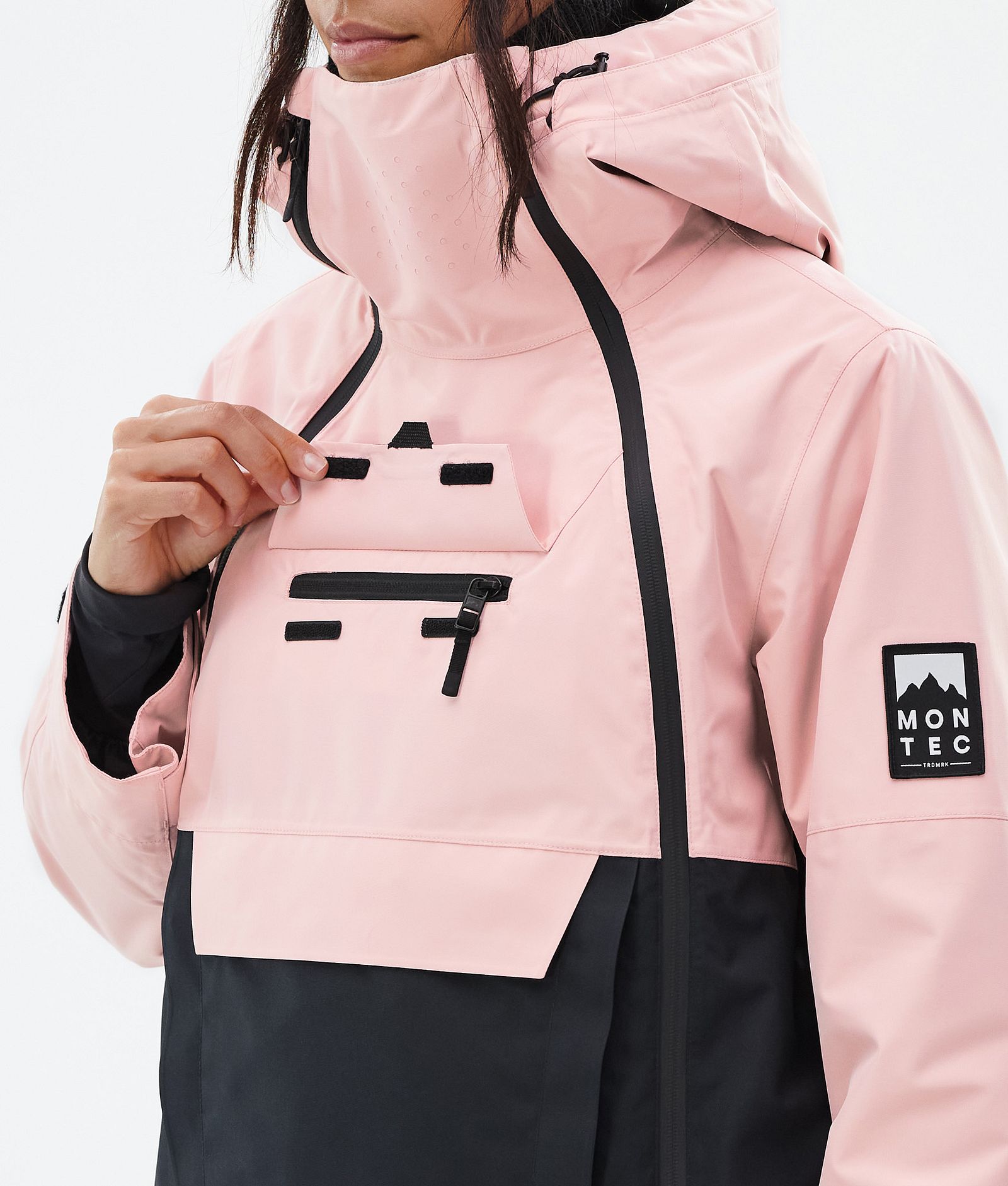 Doom W Veste de Ski Femme Soft Pink/Black, Image 9 sur 10