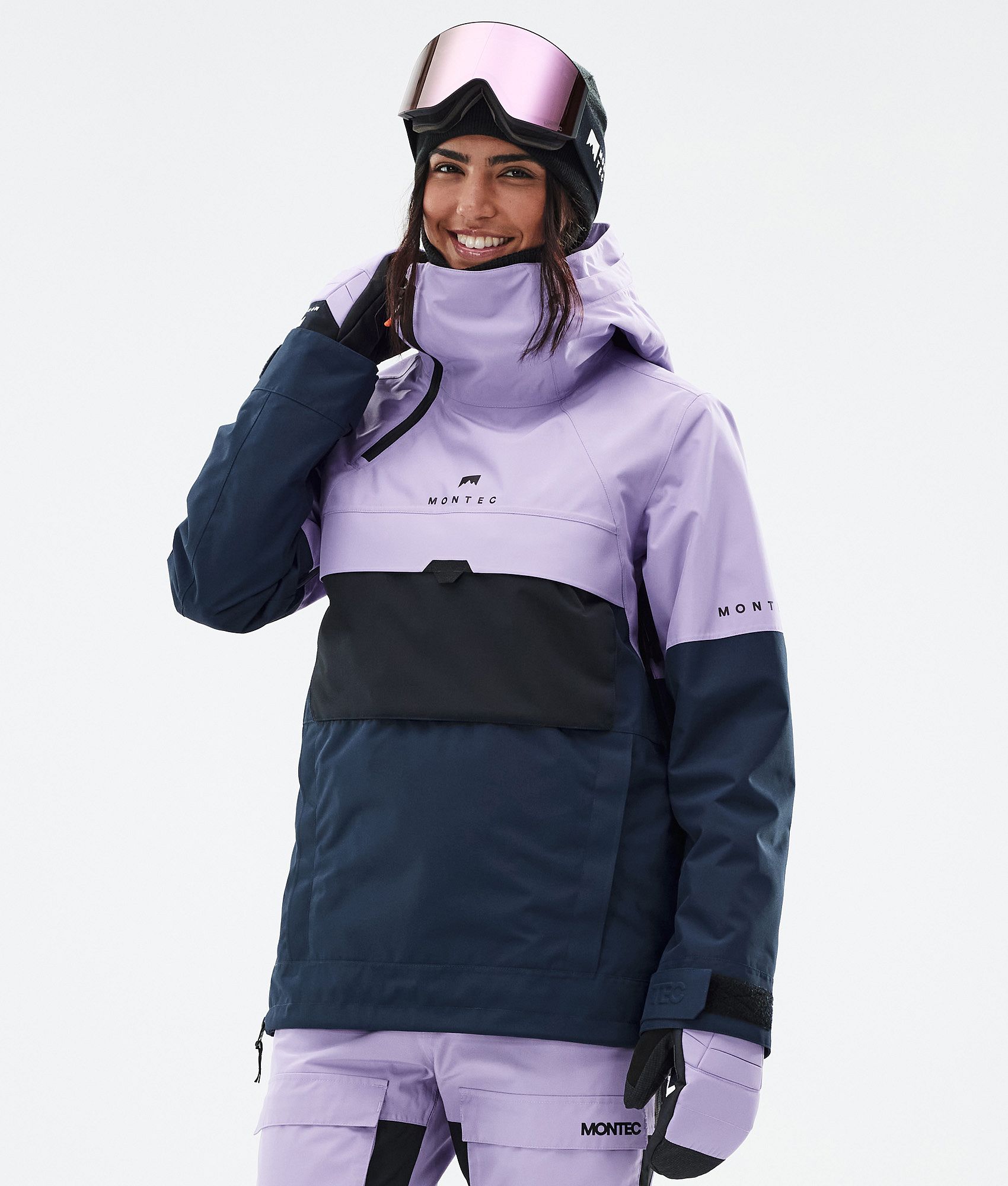 Montec Dune W Ski Jacket Women Faded Violet Black Dark Blue Shell