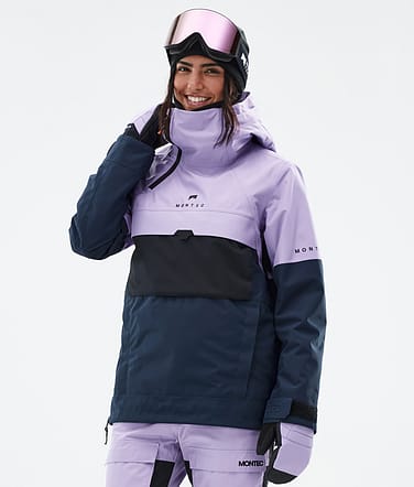 Dune W Chaqueta Snowboard Faded Violet/Black/Dark Blue