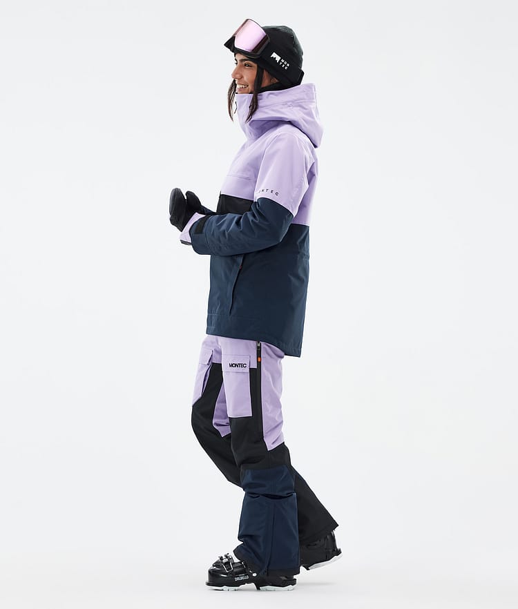 Dune W Veste de Ski Femme Faded Violet/Black/Dark Blue, Image 3 sur 8