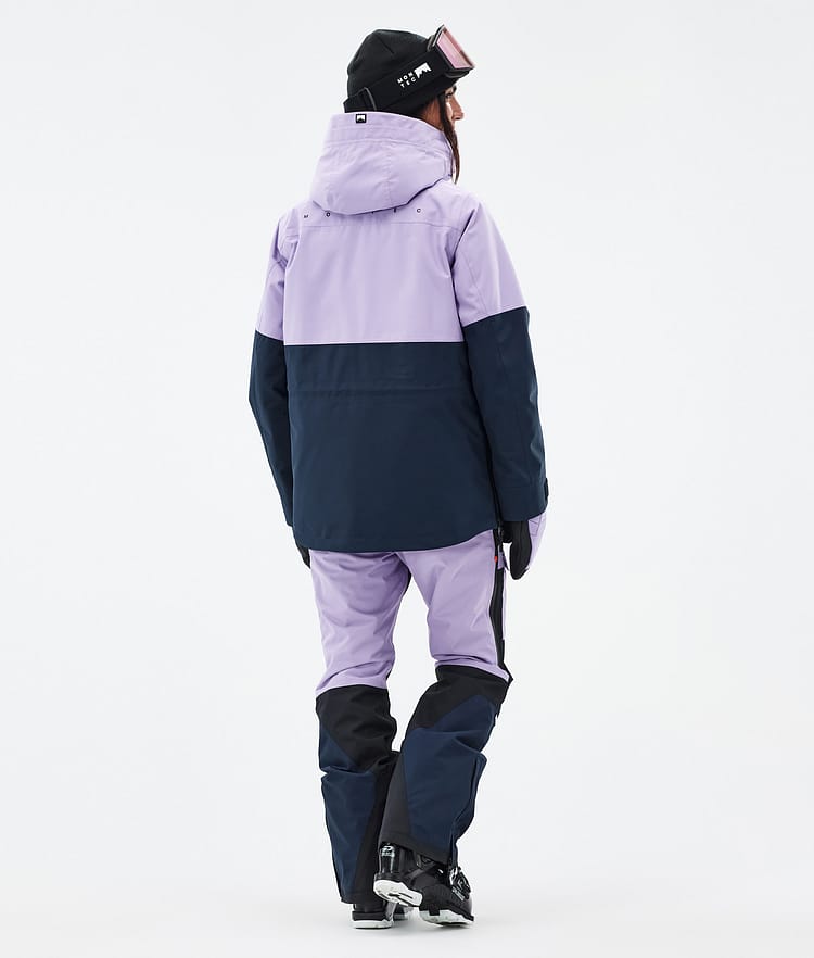 Dune W Veste de Ski Femme Faded Violet/Black/Dark Blue, Image 4 sur 8