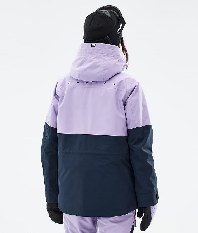 Dune W Veste de Ski Femme Faded Violet/Black/Dark Blue, Image 6 sur 8