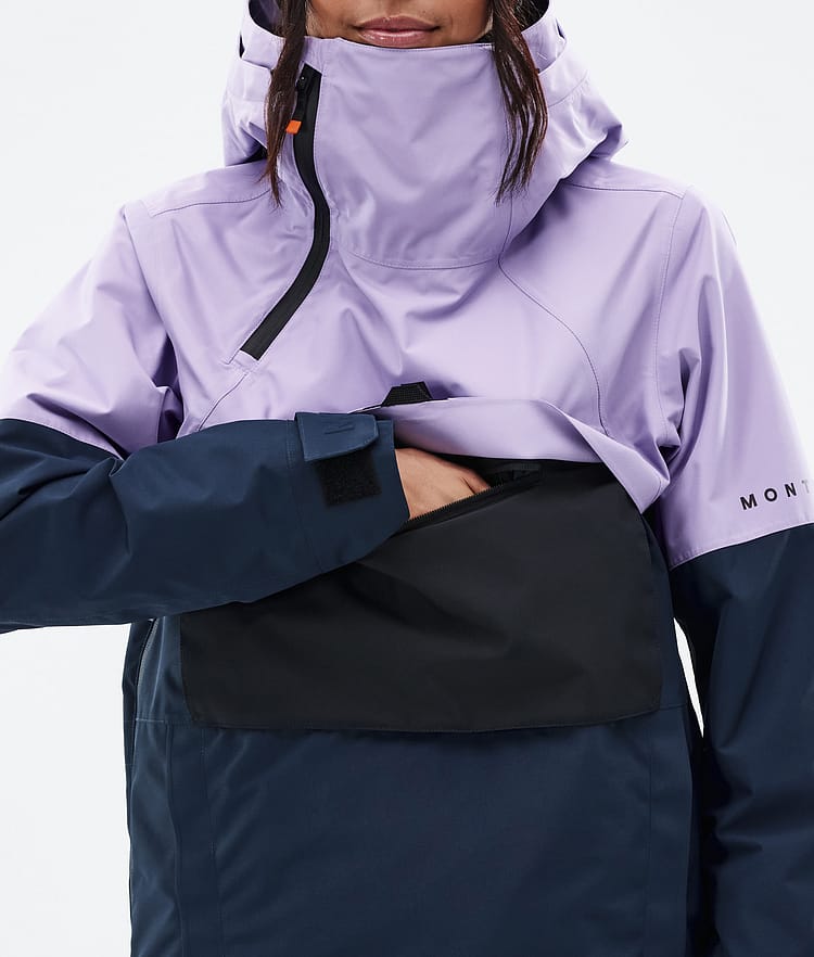 Dune W Ski Jacket Women Faded Violet/Black/Dark Blue, Image 8 of 8