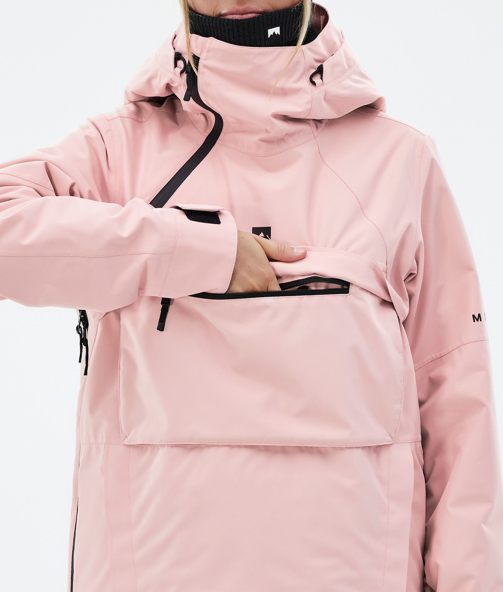 Womens pink anorak top jacket