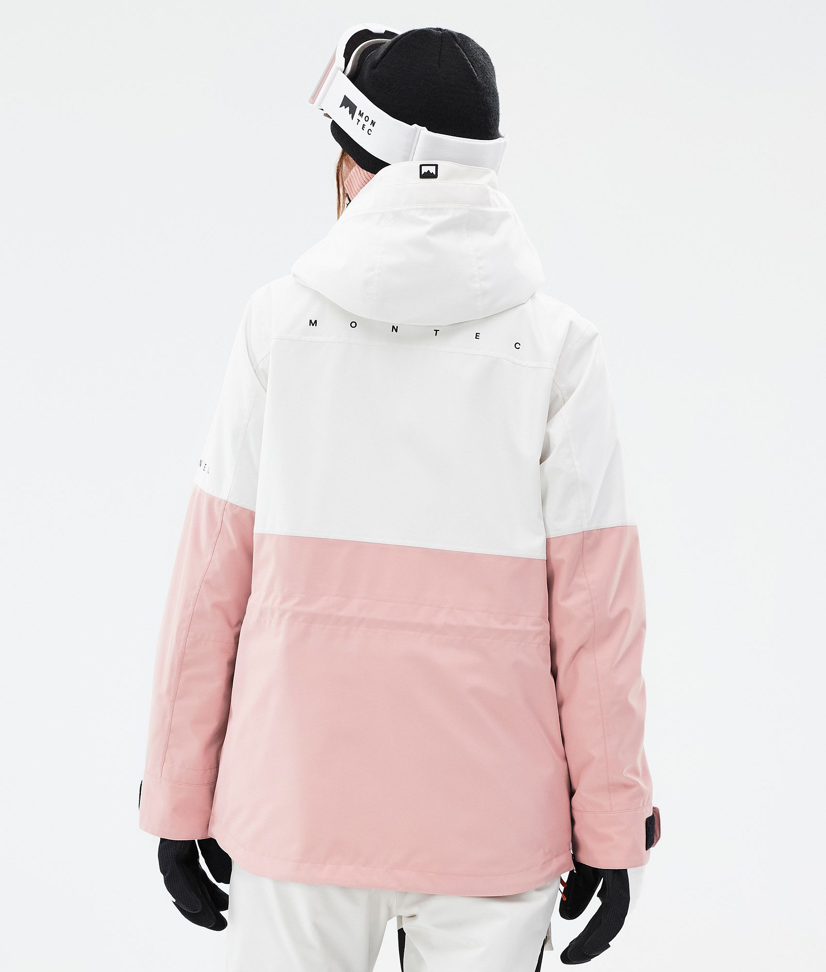 Pink white sale and black jacket