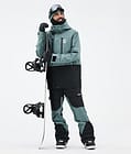 Fawk Kurtka Snowboardowa Mężczyźni Atlantic/Black, Zdjęcie 3 z 10