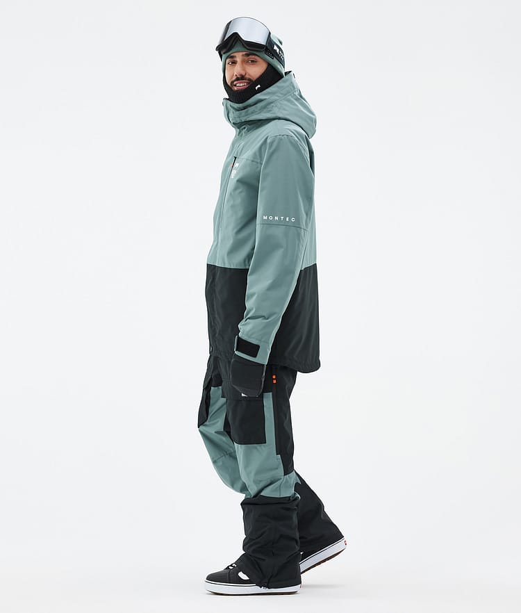 Fawk Kurtka Snowboardowa Mężczyźni Atlantic/Black, Zdjęcie 4 z 10