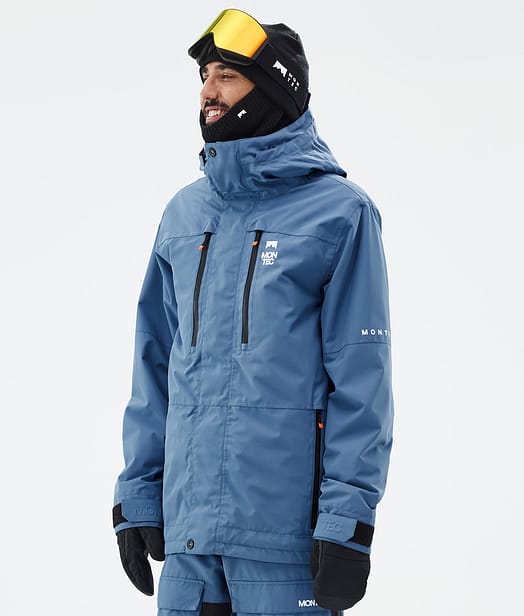 Fawk Veste de Ski Homme Blue Steel