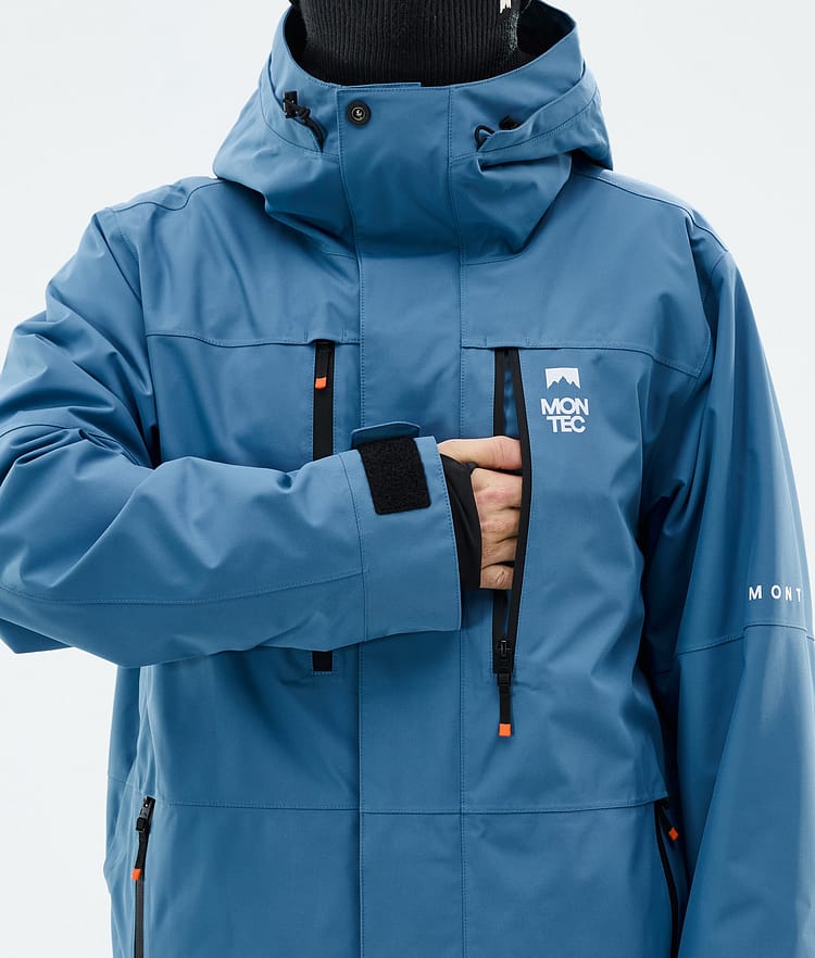 Fawk Ski Jacket Men Blue Steel, Image 10 of 11