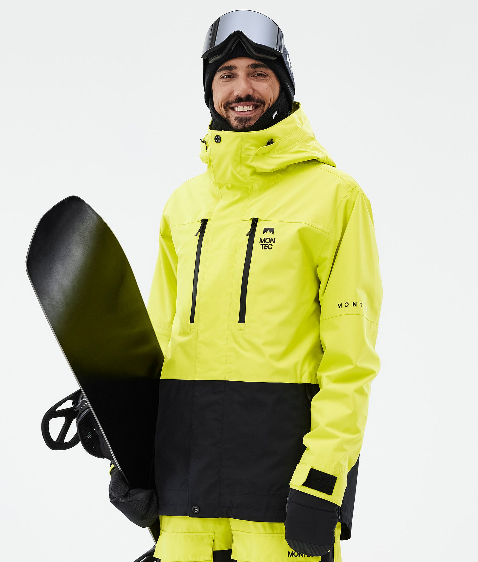 Montec Fawk Snowboard Pants Men Bright Yellow/Black/Light Pearl