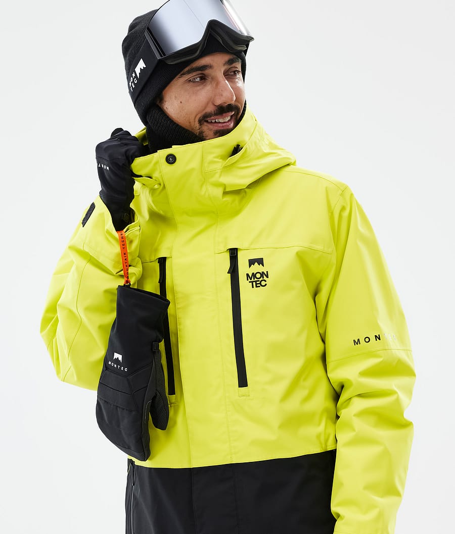 Montec Arch Ski Jacket Men - Bright Yellow/Black