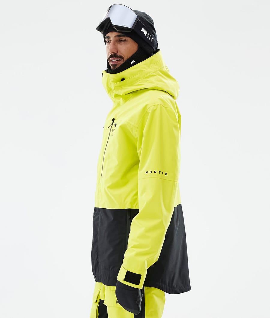 Montec Arch Ski Jacket Men - Bright Yellow/Black