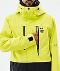 Fawk Snowboard Jacket Men Bright Yellow/Black Renewed, Image 9 of 10