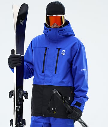 Fawk Ski Jacket Men Cobalt Blue/Black