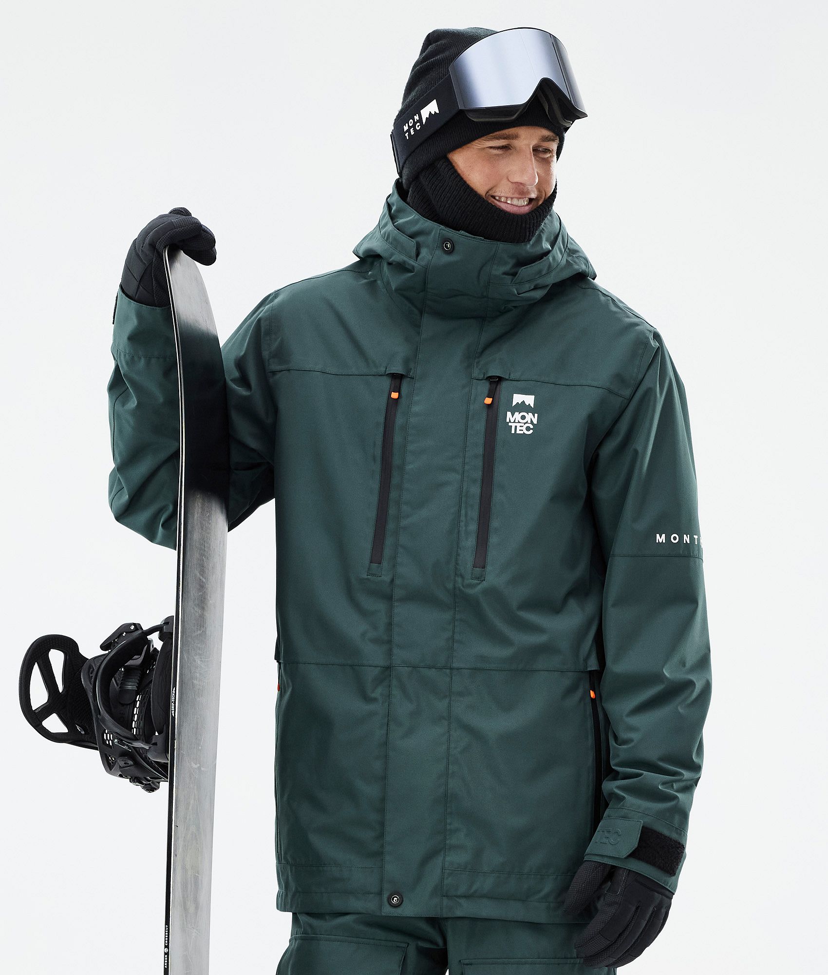 Dark green snowboard jacket best sale