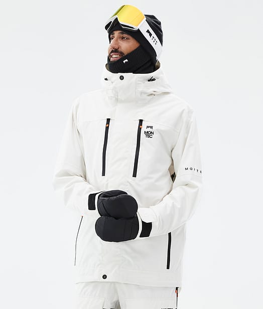 Fawk Ski Jacket Men Old White