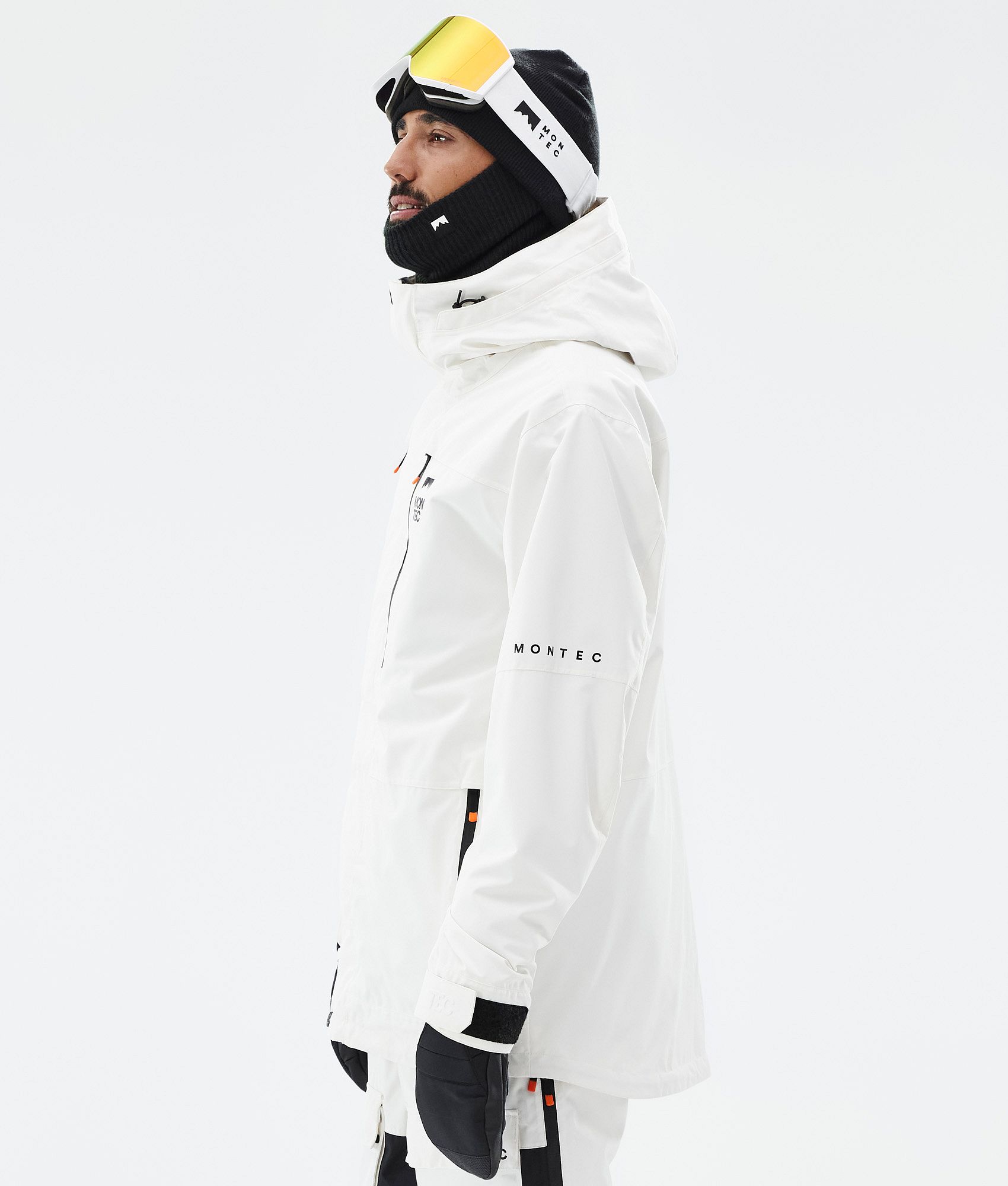 White snow store jacket mens