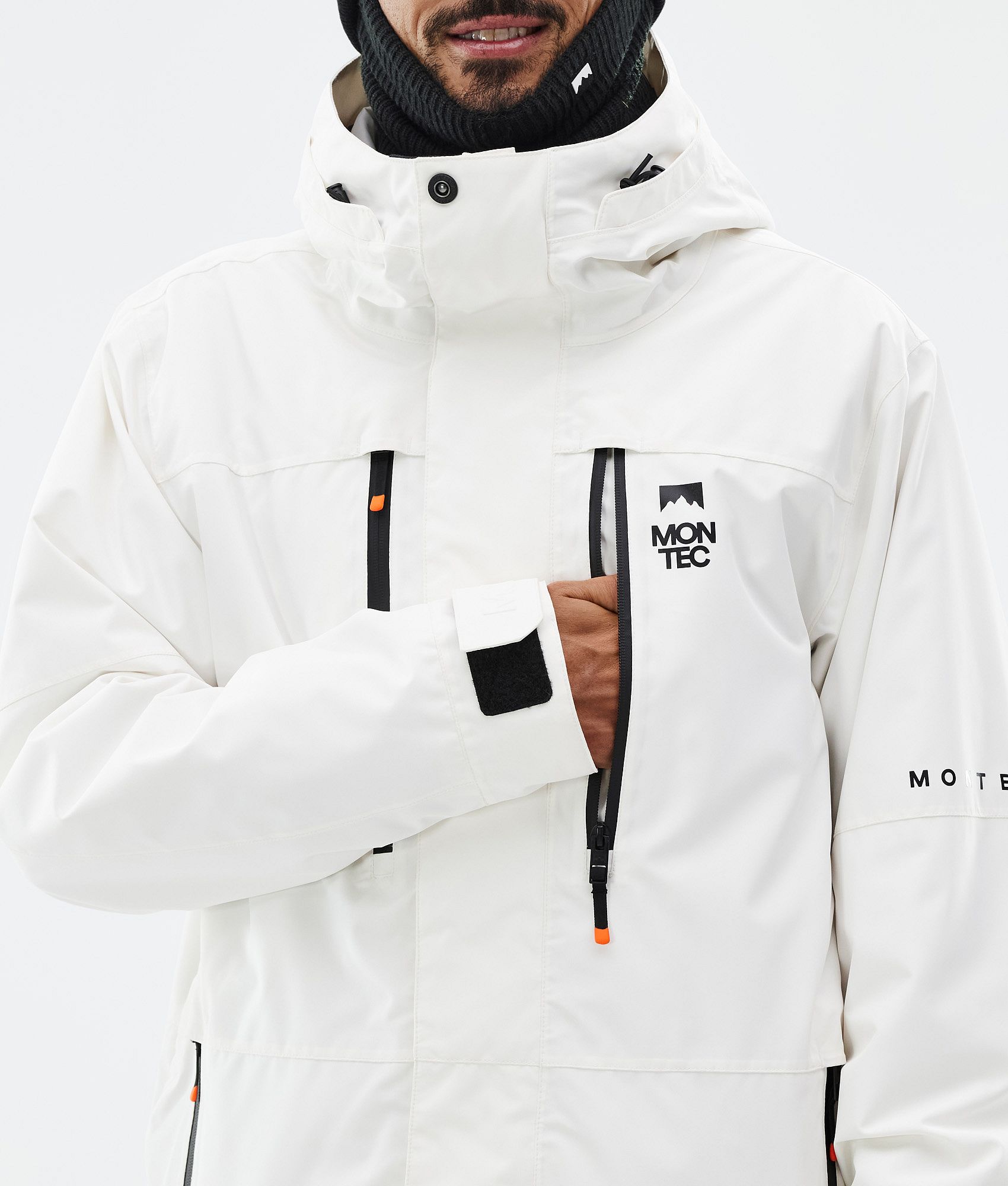 North face hot sale white snow jacket