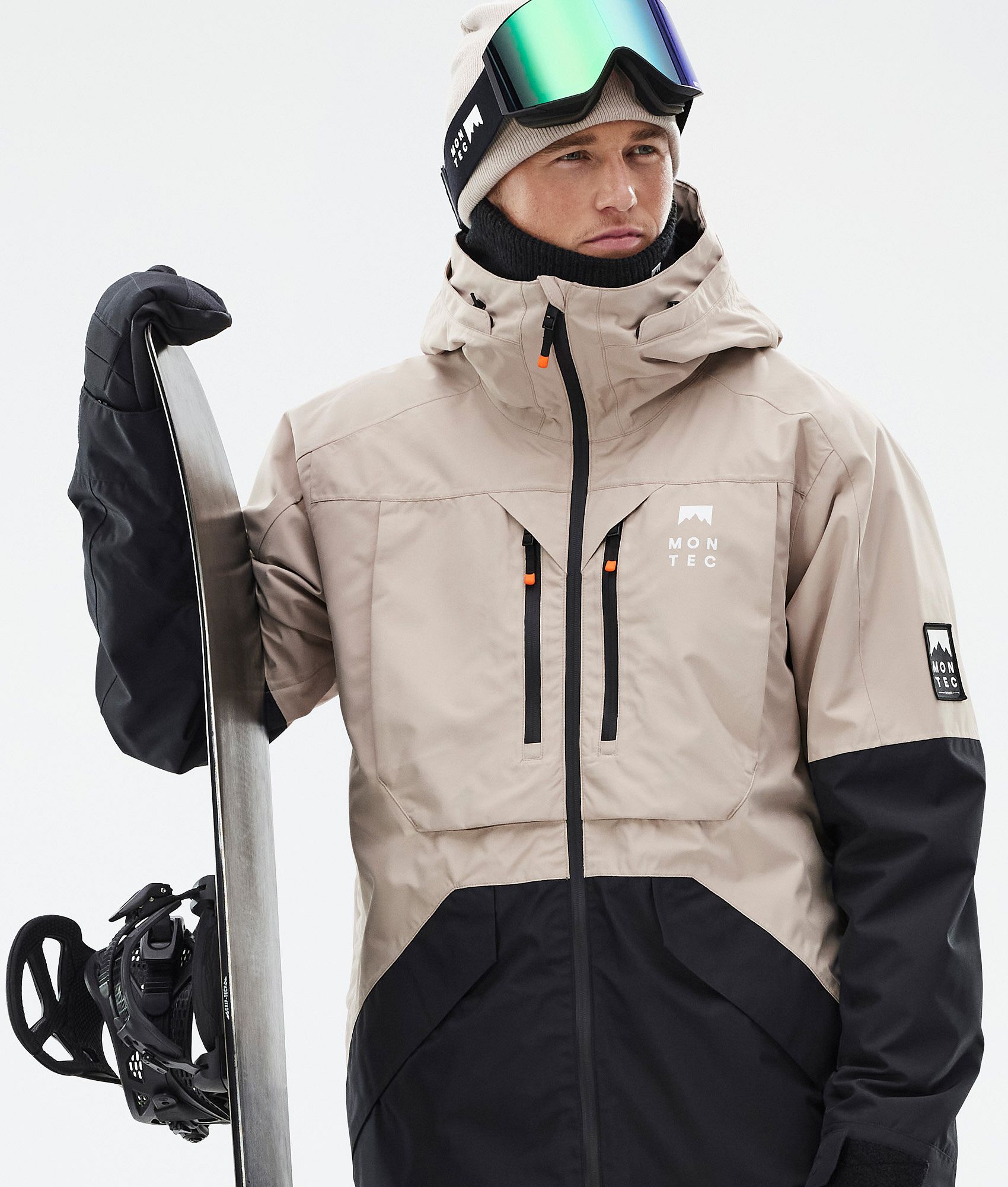 Montec Arch Men's Snowboard Jacket Sand/Black