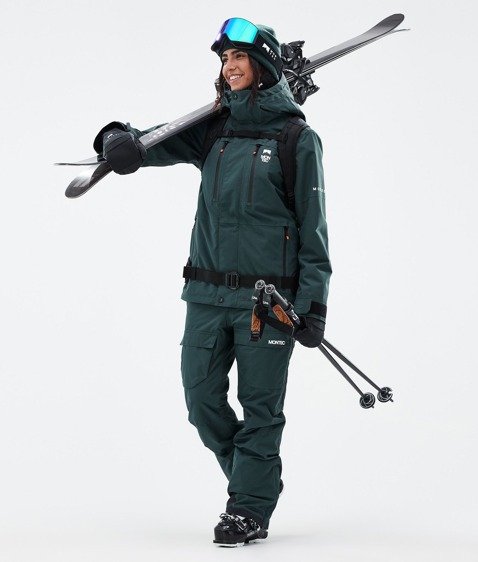 Fawk W Ski Jacket Women Dark Atlantic, Image 2 of 9