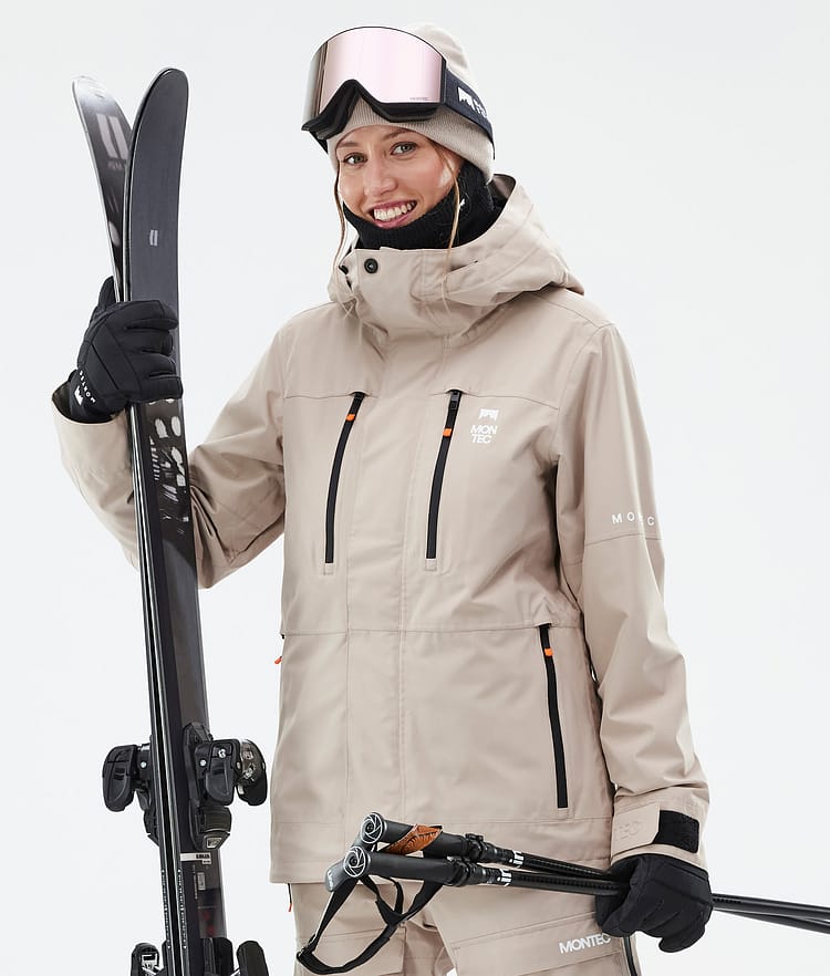 Montec Fawk W Women's Ski Jacket Burgundy
